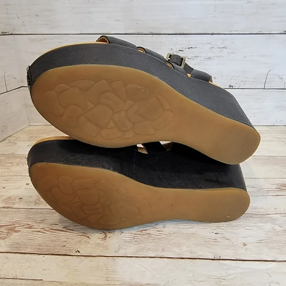 Kork-Ease Black Platform Sandals - Picture 11 of 13